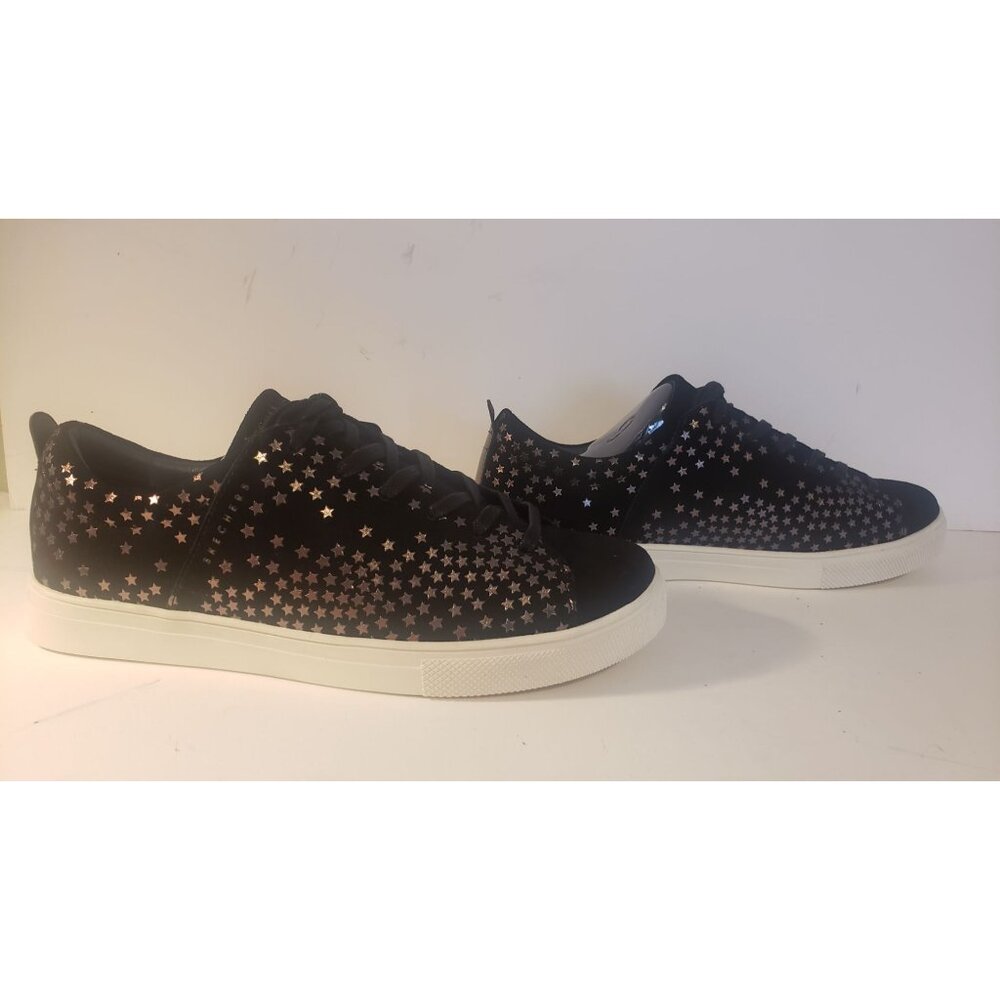 Skecher Black Street Los Angeles Women's Star-Pattern Sneakers  Premium Memory